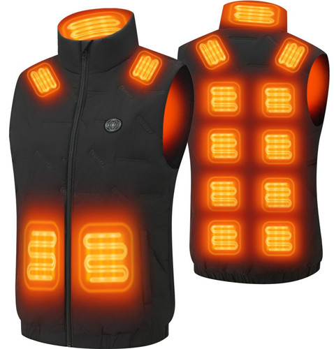 Mens multi zone heated - multi-zone, gilet