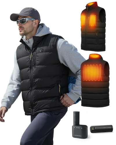 Men heated gilet quilted - men's,
