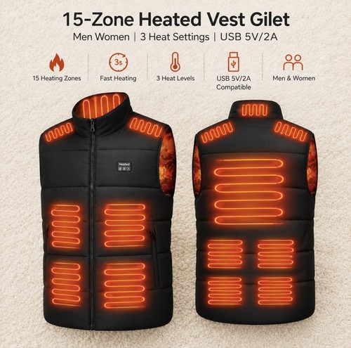 Zone heated vest - vest, gilet