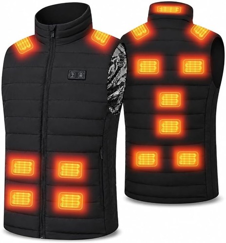 Heated vest for women and - women, men