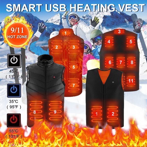 Electric heated vest - electric, warm