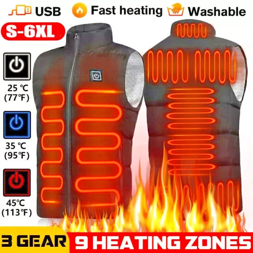 Electric heated vest winter - electric,