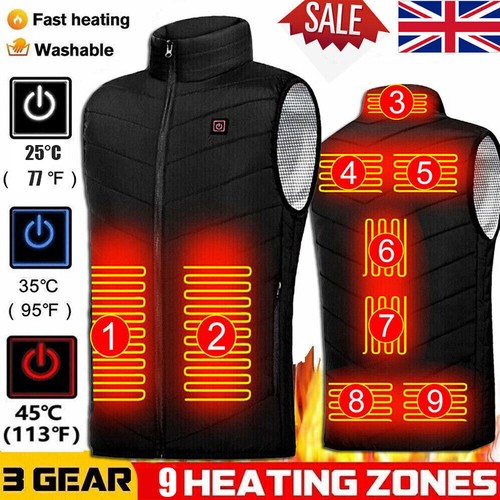Heated vest warm gilet winter - warm,