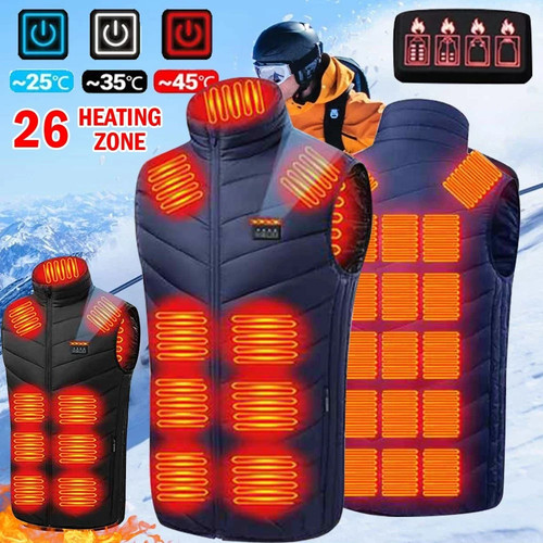 Electric heated vest - heated, winter