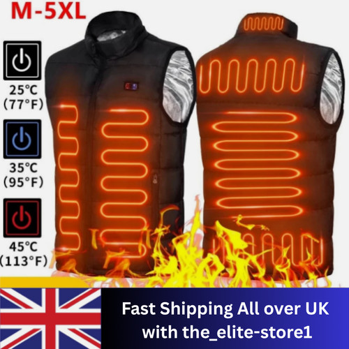 Electric heated vest warm - heated,