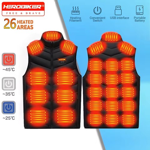 Heated vest gilet - gilet, jacket