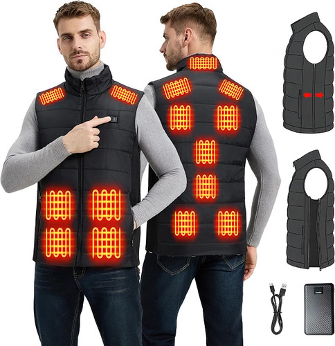 Outdoor heated gilet men - gilet,