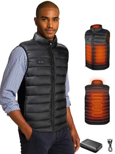 Mens heated gilet - heated,