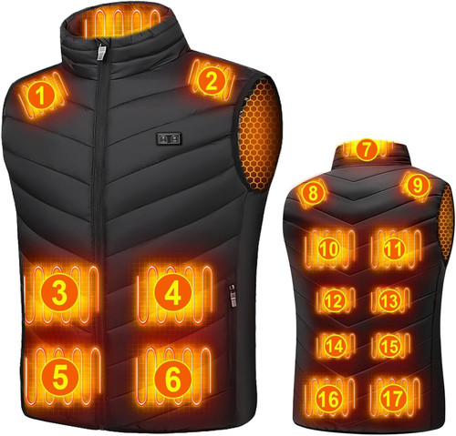 Heated gilet for men womens - gilet,