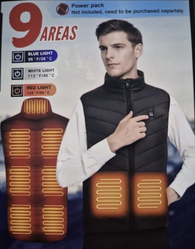 Zone heated vest for men - vest,