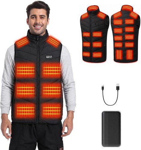 Heated gilet for - gilet, men,