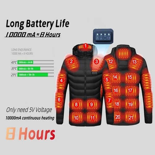 Men areas heated jacket - men,