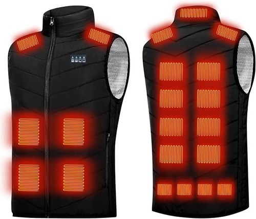 Heated gilet for men - gilet, with