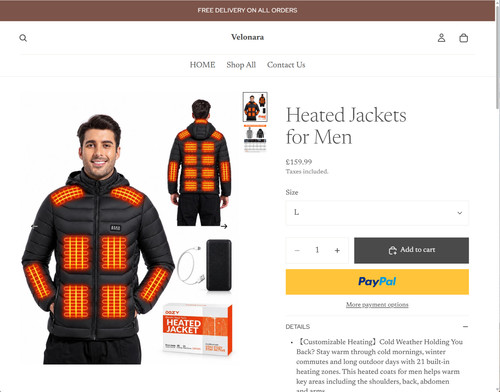 Heated jackets for men - heated,