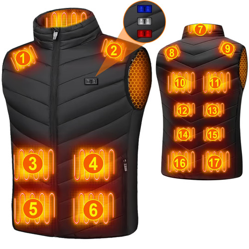 Heated gilet for men womens - gilet,