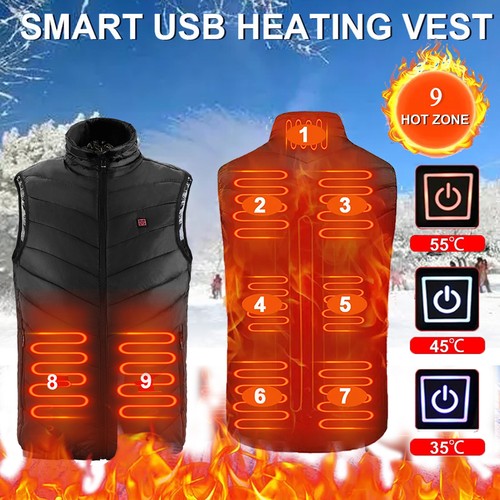 Men women electric heated vest - men,