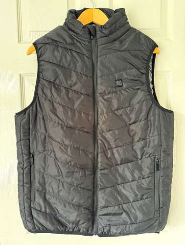 Men grey heated - heated, quilted