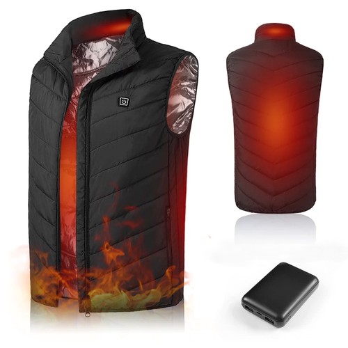 Electric heated vest with - vest,