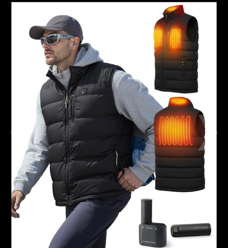 Mens heated body warmer - heated,