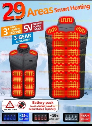 Xxl heated gilet for men - xxl,