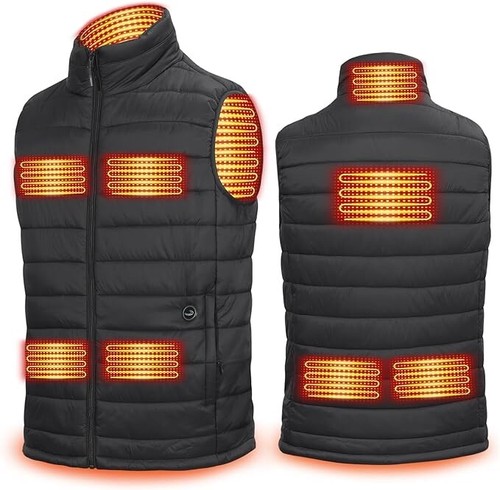 Men heated padded - heated, bodywarmer