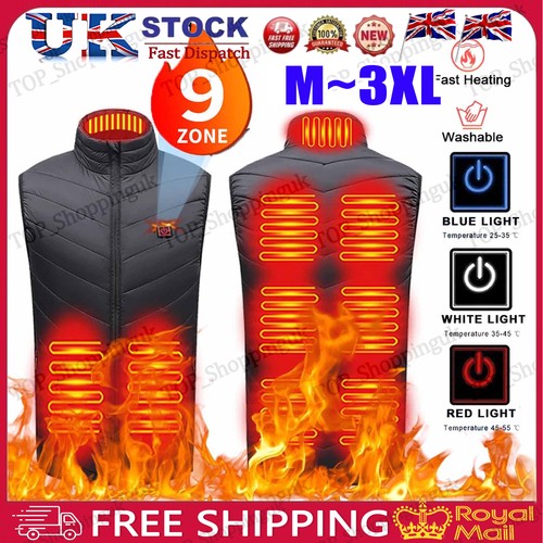 Heated vest warm gilet winter - heated,