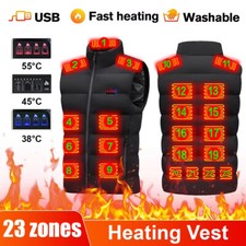 Women Men 23 Zones Heated Vest