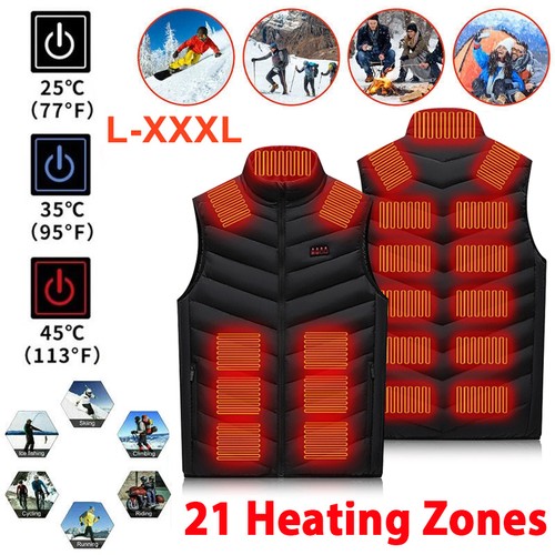 Electric heated vest warm - heated,