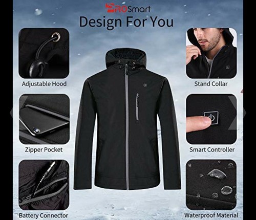 Mens heated jacket - heated,