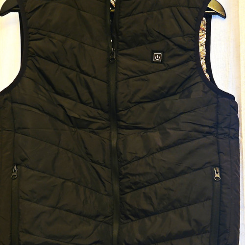 Men black heated insulated - men's,