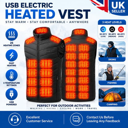 Unisex heated vest for men - vest,