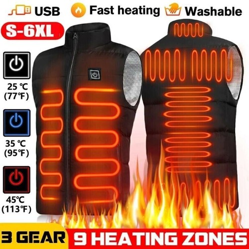 Electric heated vest - electric,