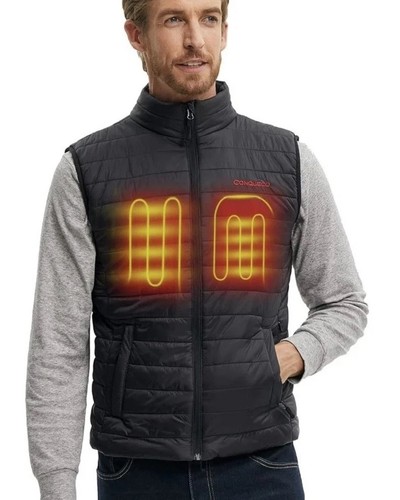 Conqueco men heated vest - men's,