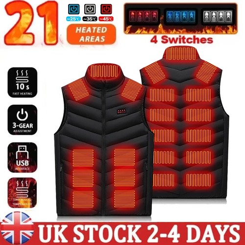 Electric heated vest - heated, warm