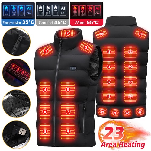 Heated vest gilet - vest, jacket