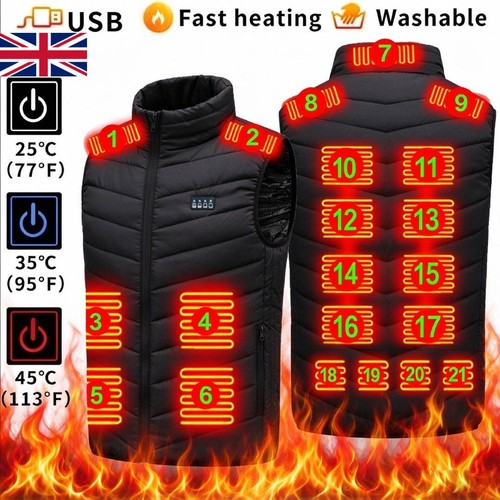 Electric heated vest warm - heated,