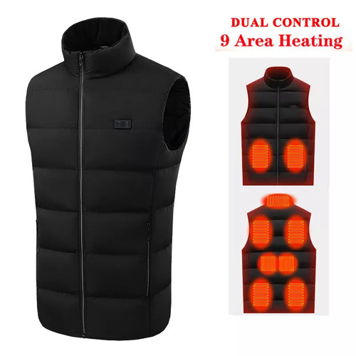 Electric heated vest winter - heated,