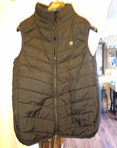 Men black heated quilted - men's,