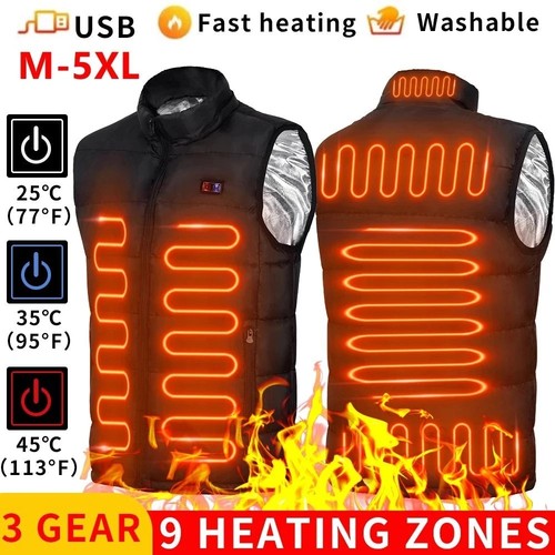 Heated vest warm gilet winter - vest,