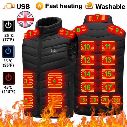 Electric heated vest - heated, warm