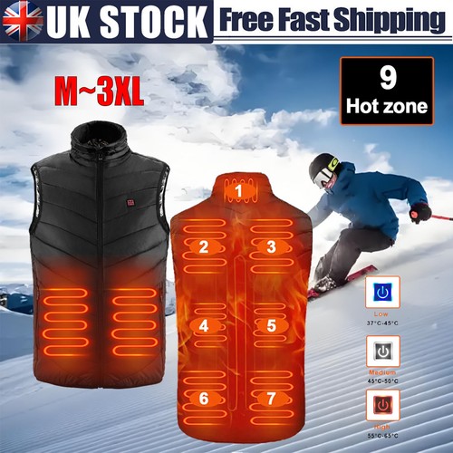 Winter heated vest warm gilet - heated,