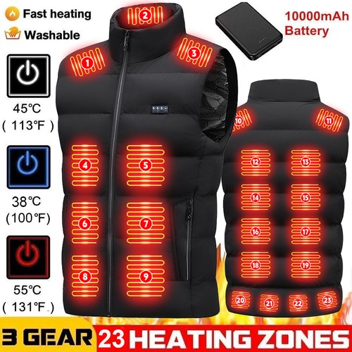 Electric heated vest - heated, gilet